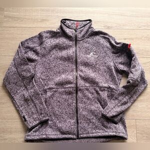 Westfjord Full Zip Fleece Jacket Men’s XXL Grey Performance Outdoor Sweater